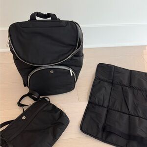 Lululemon diaper bag backpack